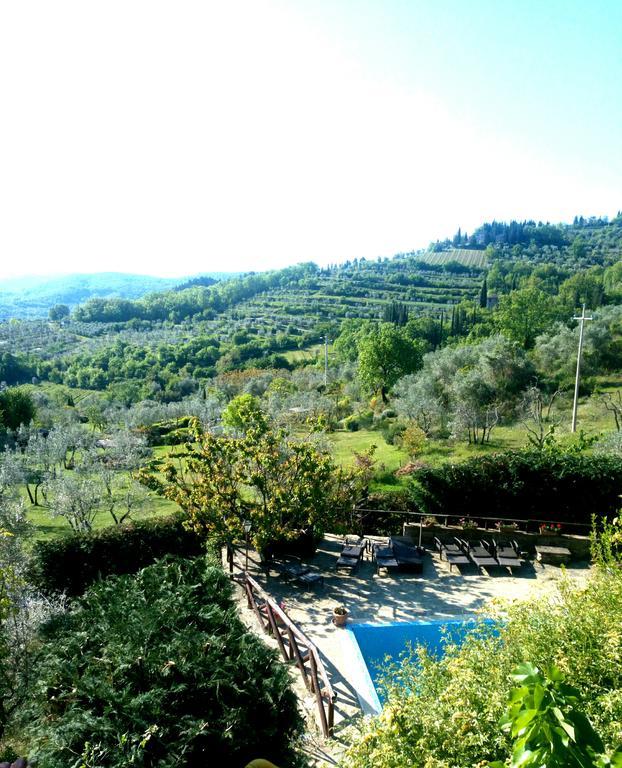 הוילה גרבה אין קיאנטי Casa Mezzuola Agriturismo מראה חיצוני תמונה