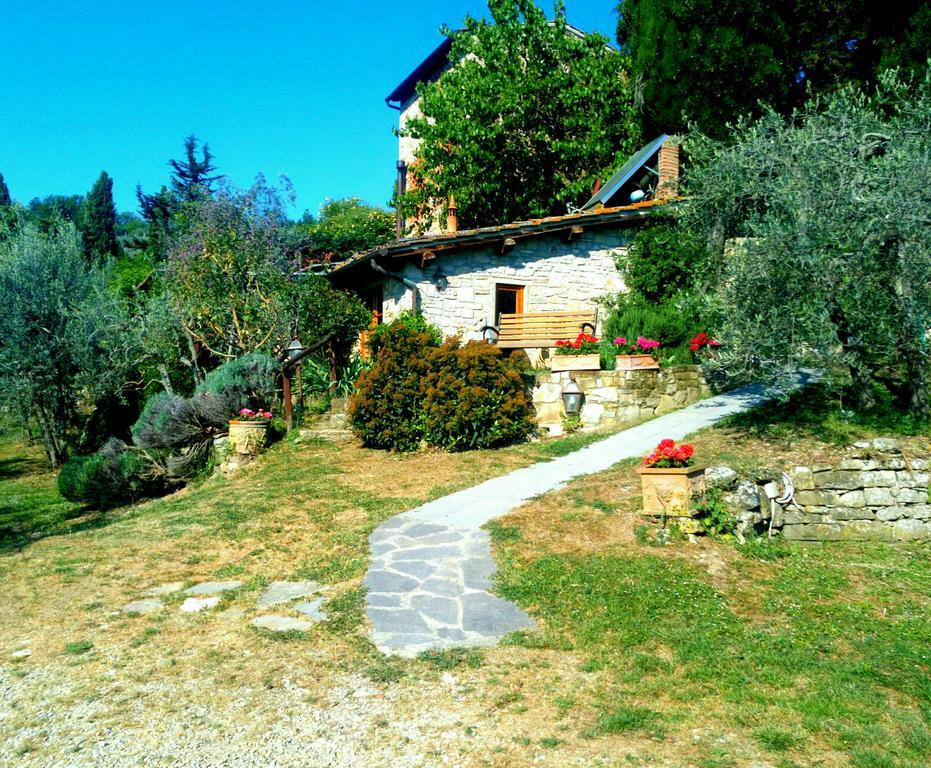 הוילה גרבה אין קיאנטי Casa Mezzuola Agriturismo מראה חיצוני תמונה